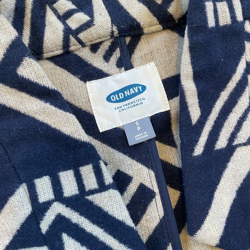 Funky Block Print Lightweight Jacket Size Small - Picture 2 of 4